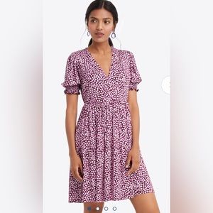 Draper James Faux Wrap Dress in Square Dot